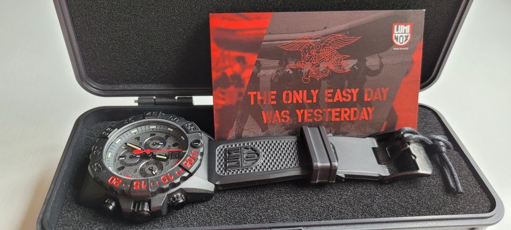 Luminox navy seal "The only easy day was yesterday"