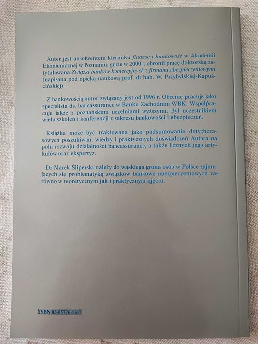 Bancassurance w Unii Europejskiej i w Polsce, Śliperski