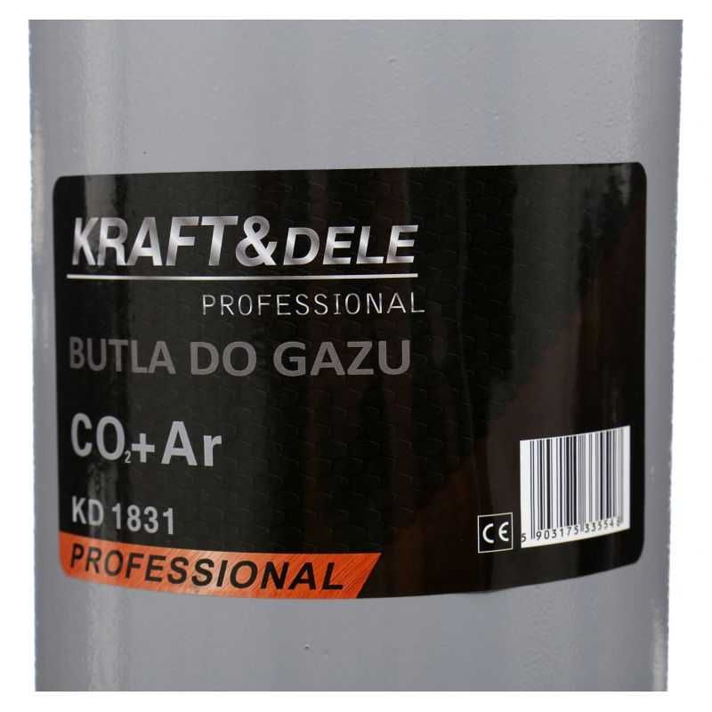 KRAFT&DELE Pusta Butla Dwutlenek Węgla Co2 Argon 8l Do Spawania KD1831