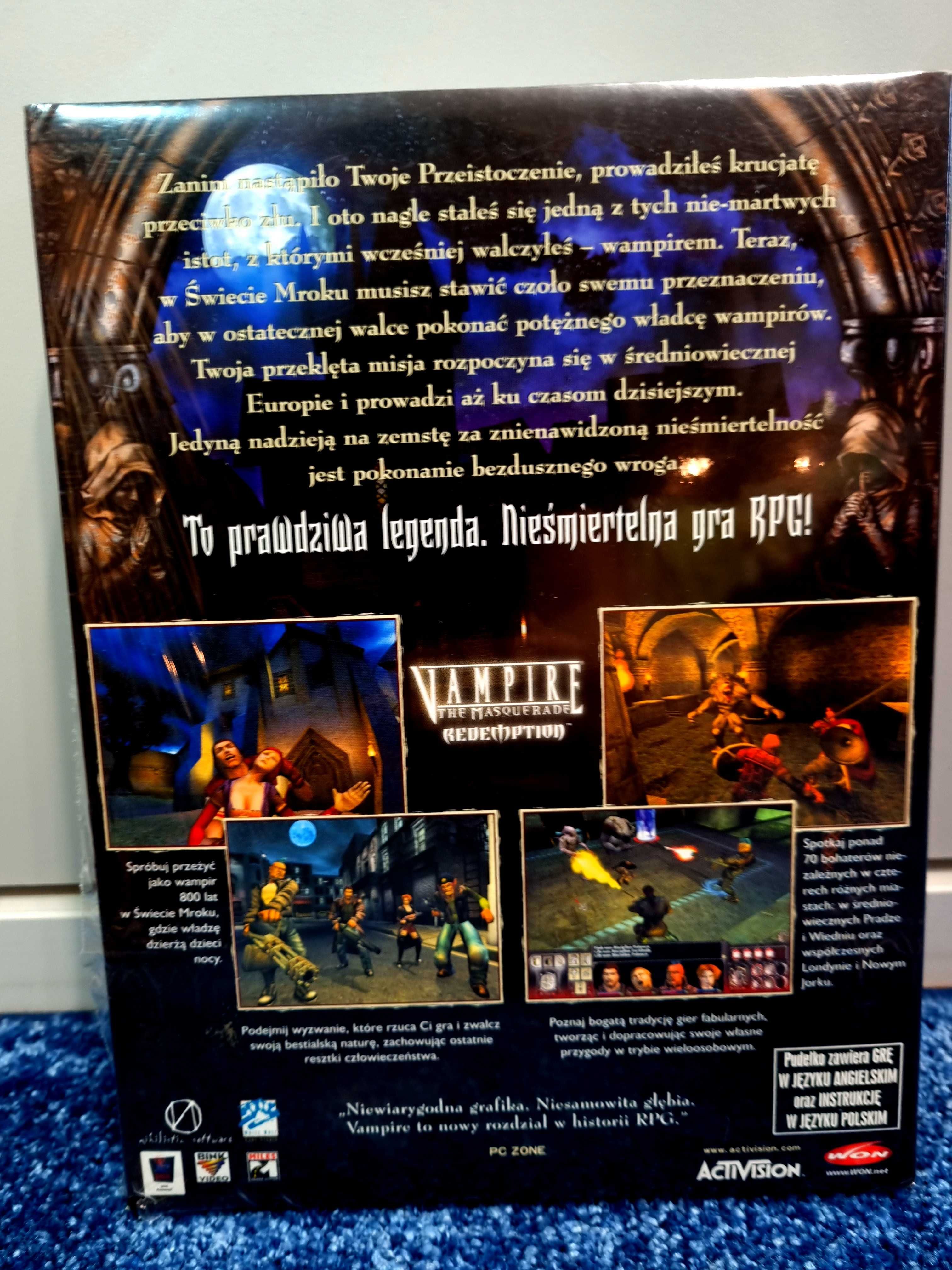 Vampire The Masquerade Redemption - Big Box - PC PL Nowa w Folii