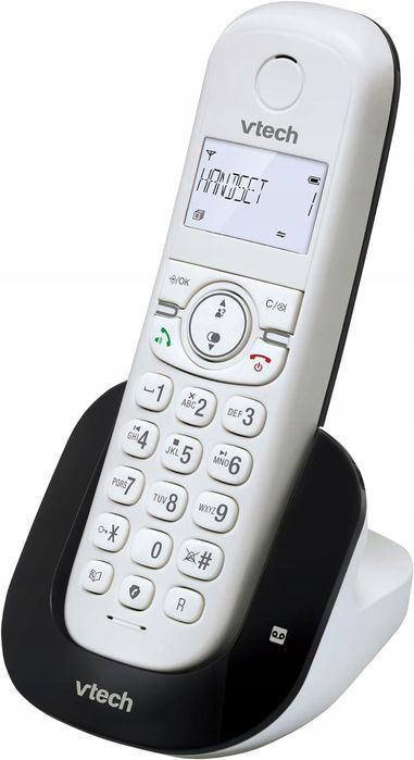 outlet telefon stacjonarny vtech długi czas pracy na baterii
