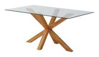 Pé de mesa em madeira maciça