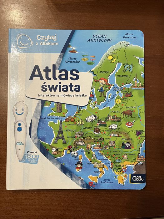 Czytaj z Albikiem. Atlas świata