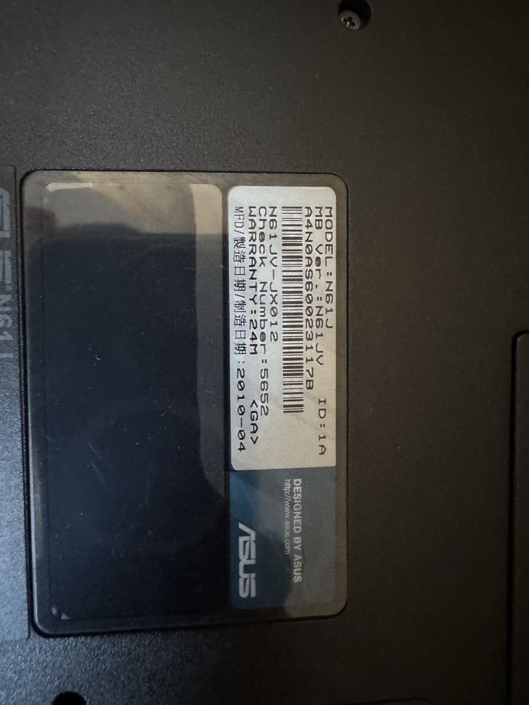 Laptop Asus N61JV-JX012