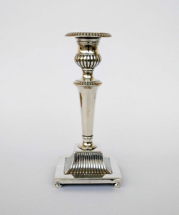 Antigo castiçal séc. XIX em prata Portuguesa