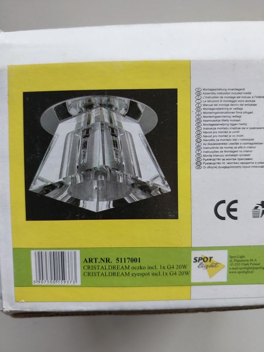 Oczko sufitowe spotlight