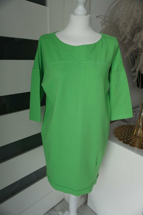 3 szt. sukienki dresowe ciążowe~ oversize~ Adika r.40/42