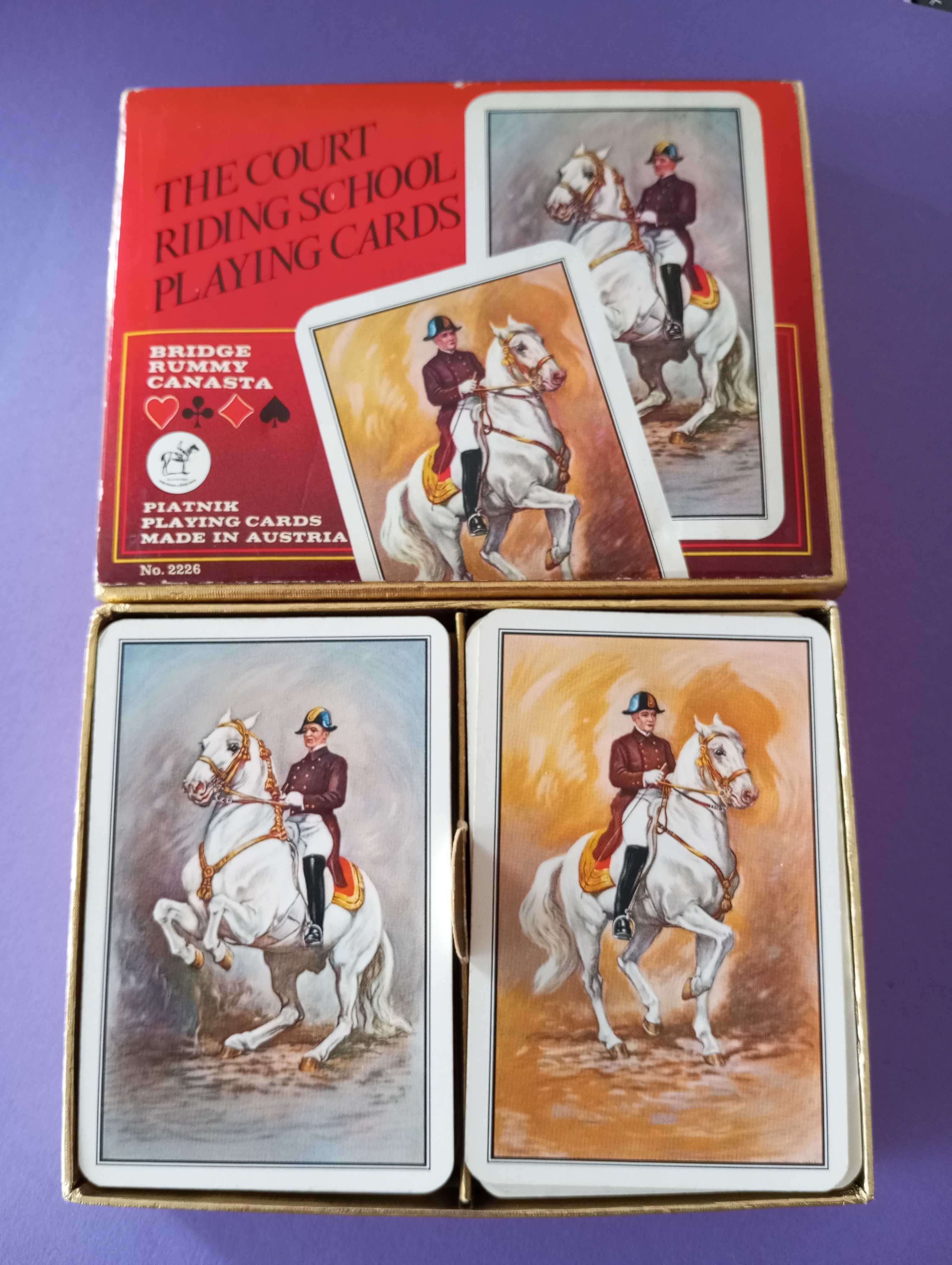Baralho de cartas cavaleiro