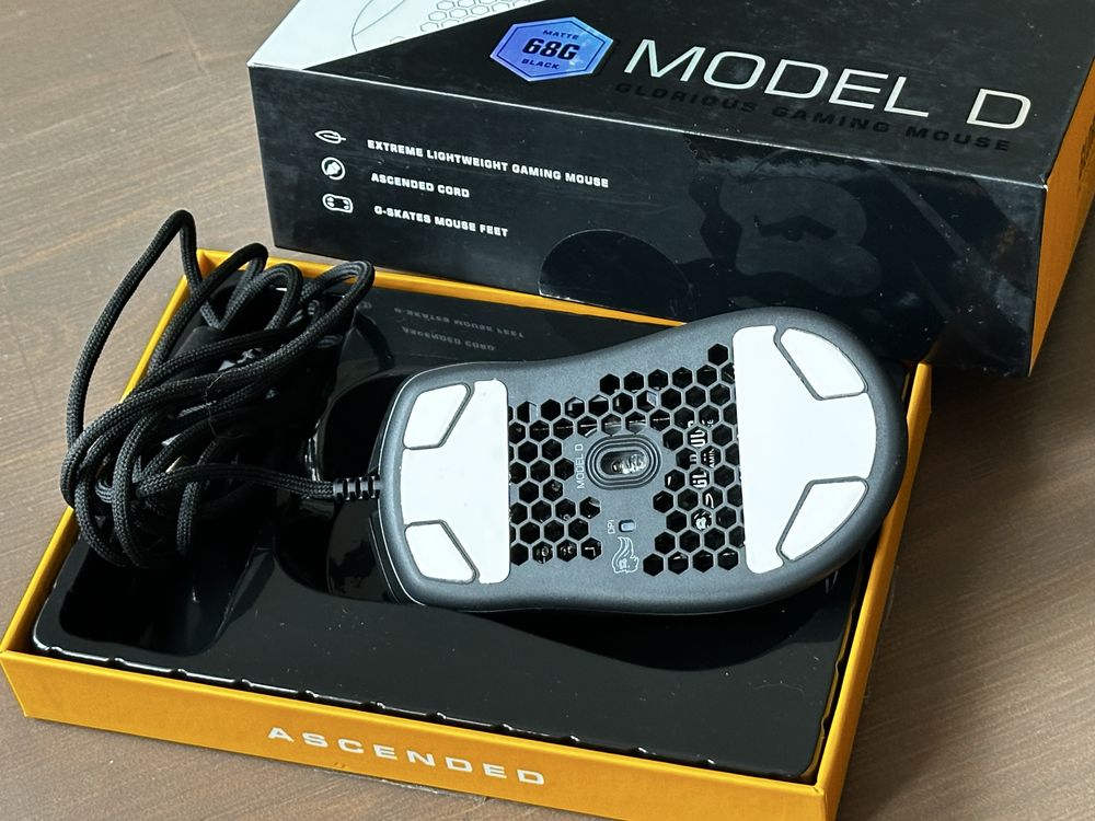 Rato (Mouse) Glorious Model D (Cor Preto Matte)