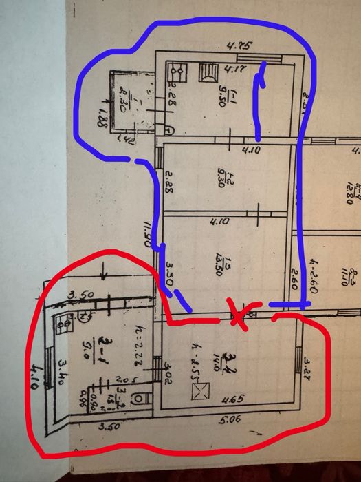 Продам частину будинку на Заріччі на два входи