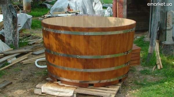 бочка басейн деревянная ванна купель.