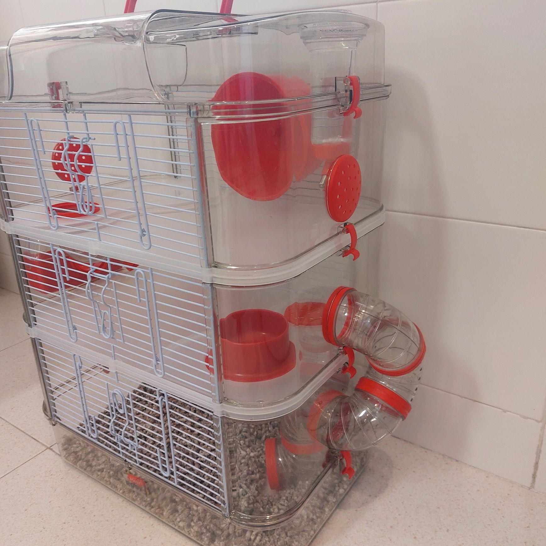 Gaiola Hamster 3 andares