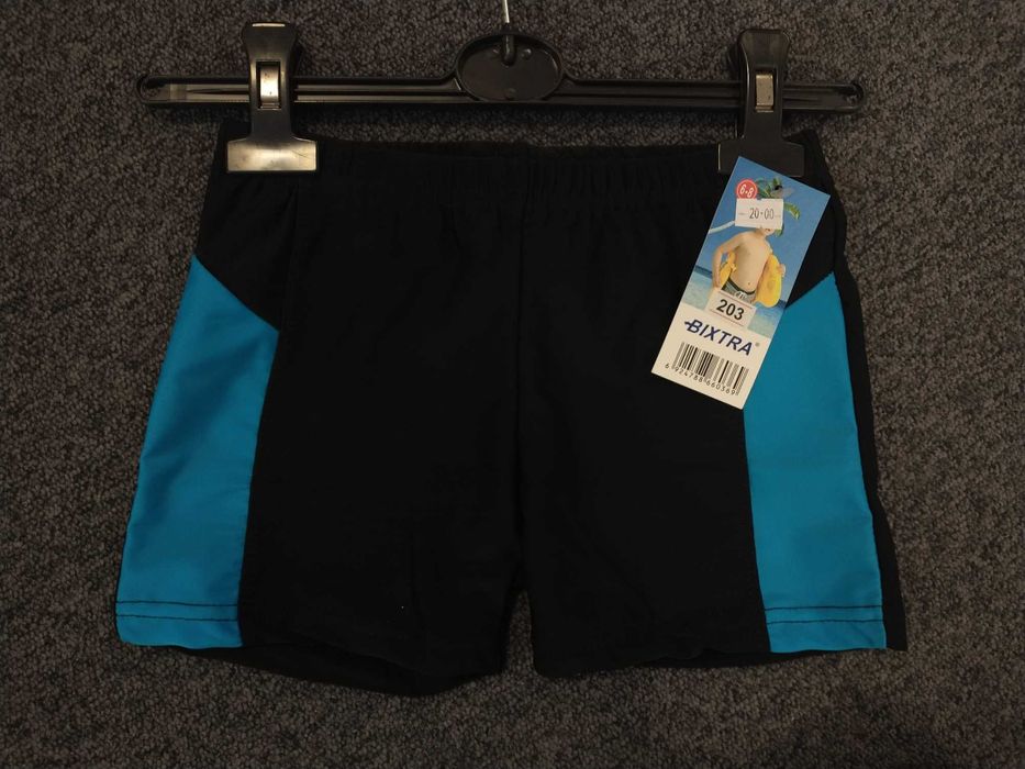 Kąpielówki chłopięce nowe 6-8 lat 116-128 spodenki kąpielowe Szorty