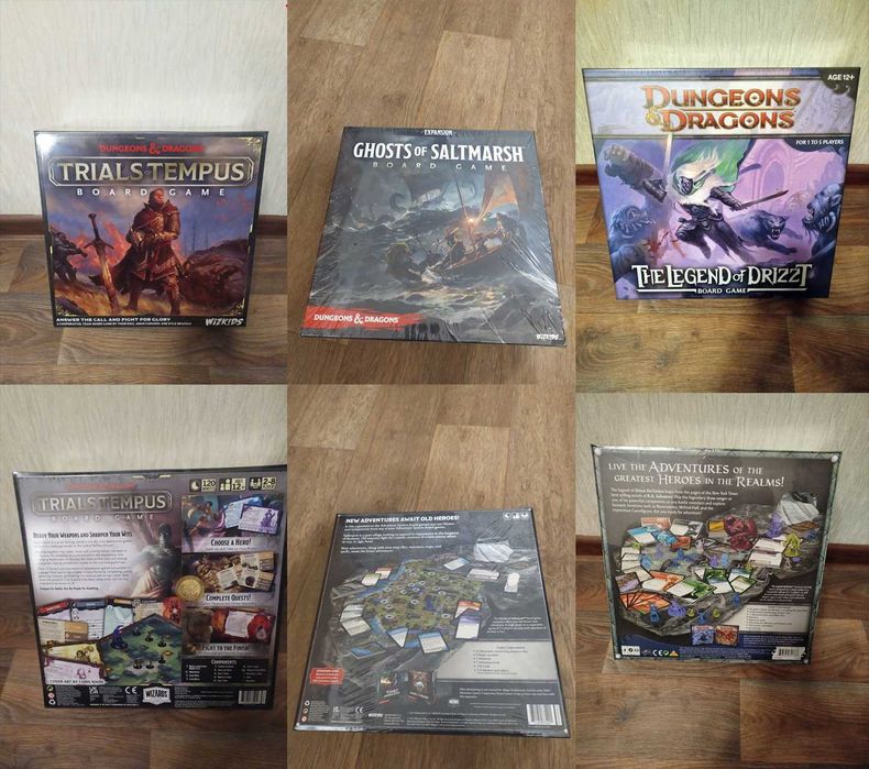 Dungeons & Dragons та інші настільні ігри (eng+укр.)