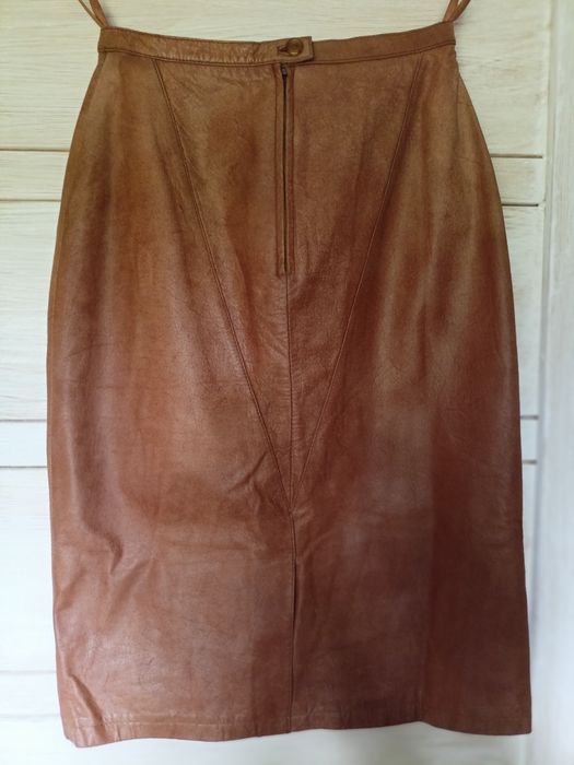 Spódnica skórzana ołówkowa XS-S echtes leder