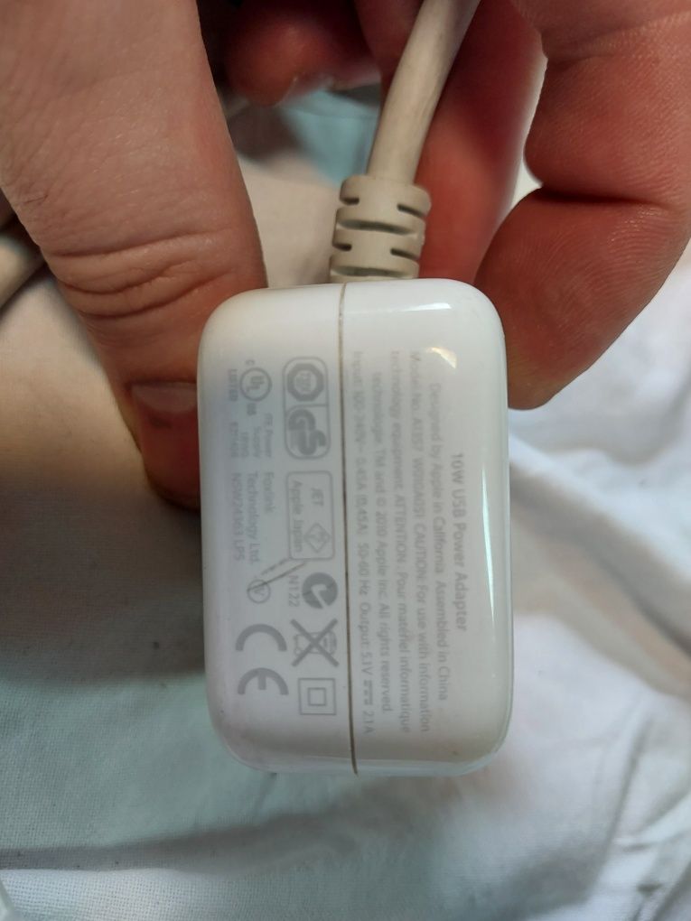 Ładowarka zasilacz iPad USB 10 Wat Apple ipad - ORYGINALNY + kabel