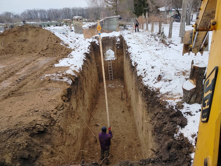 Послуги екскаватора JCB 3cx та КАМАЗа самоскида