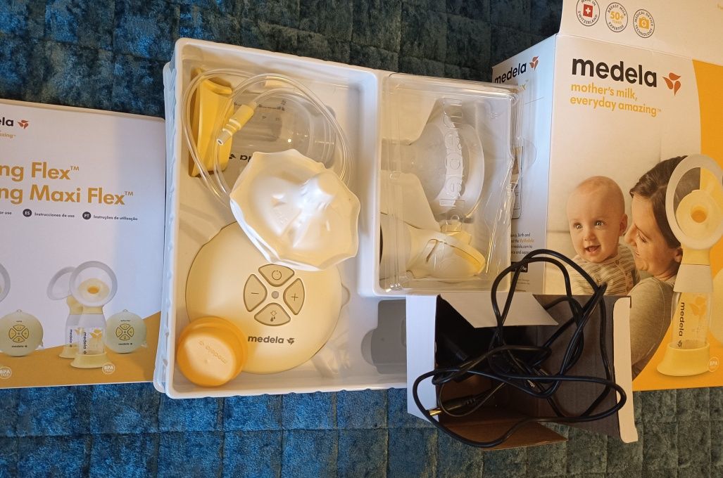 Bomba de Amamentação e Protetor de Mamilos Medela como nova