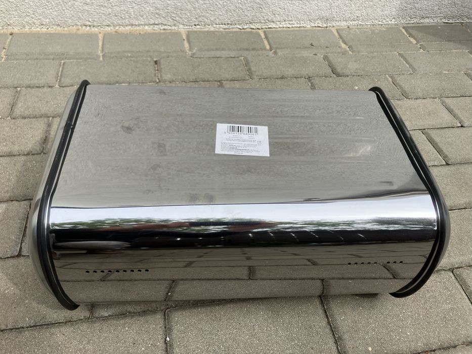 Chlebak metalowy Domotti kolor INOX