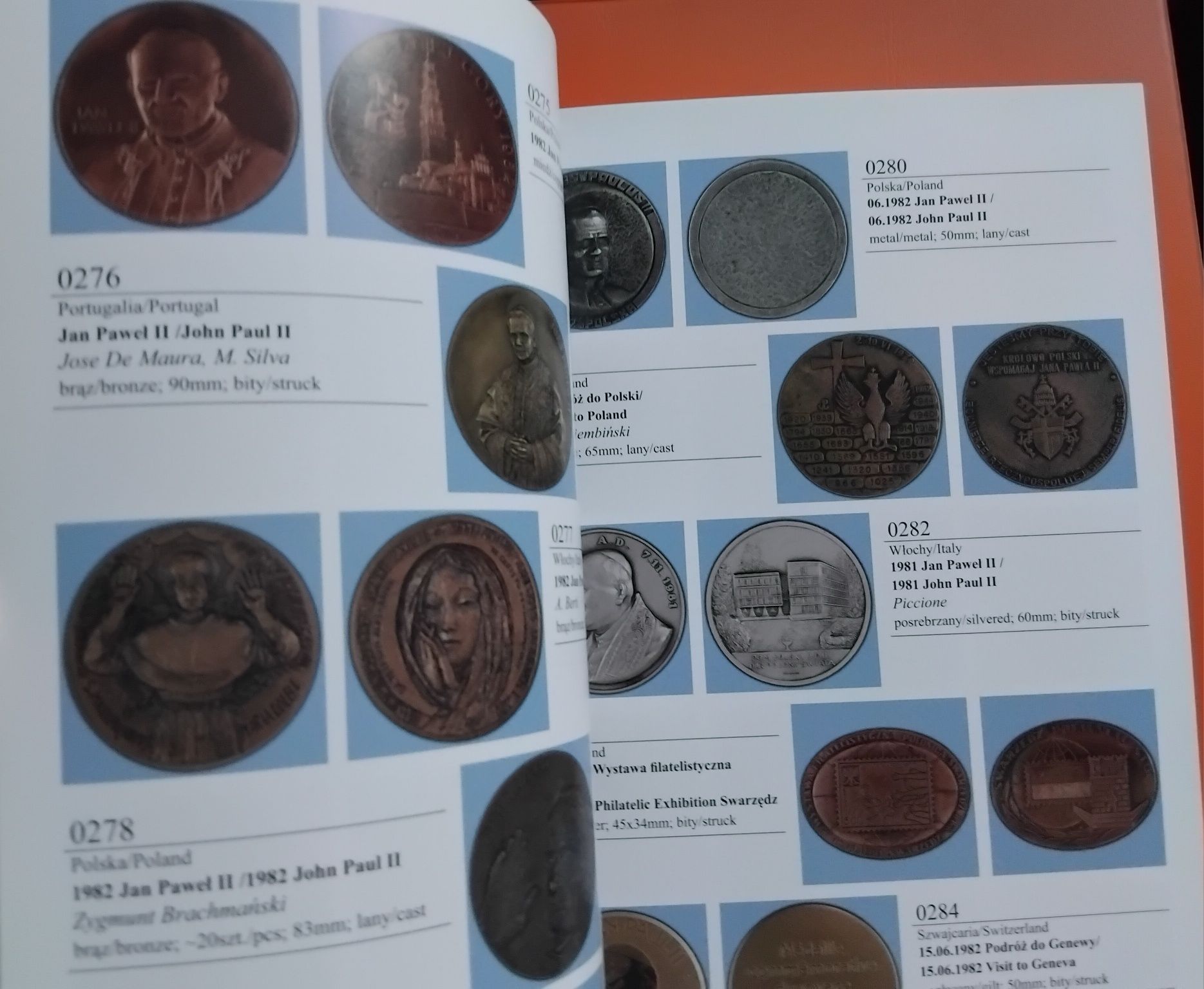 Katalog Jan Paweł II na monetach i medalach świata W. Grabowski