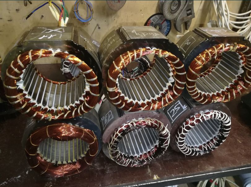 Перемотка. Ремонт генератора. Двигунів великої потужності
