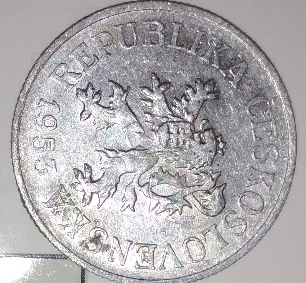 10 галеж 1953 року (10 haléř 1953) розмінна монета рідкість