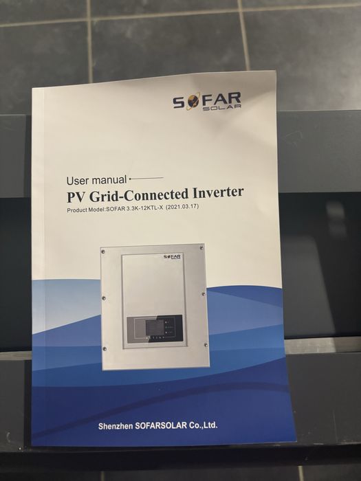 Falownik Sofar 3.3KTL-X o mocy wyjściowej 3 kW