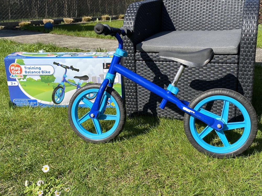 Playtive rowerek biegowy chłopięcy Lidl karton