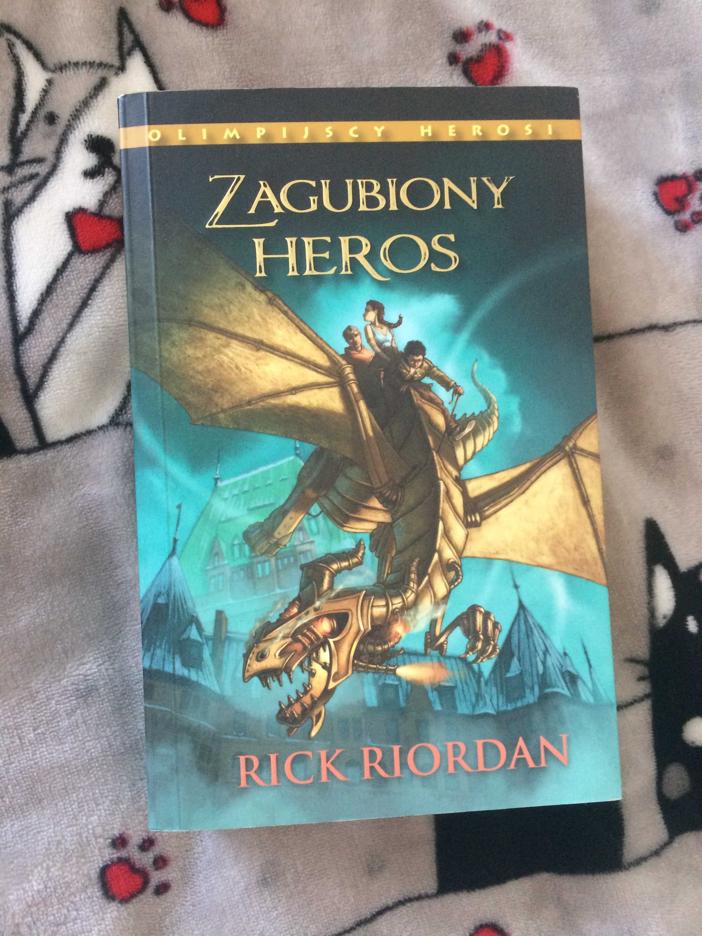 Książka "Zagubiony heros" Rick Riordan (Olimpijscy herosi 1)