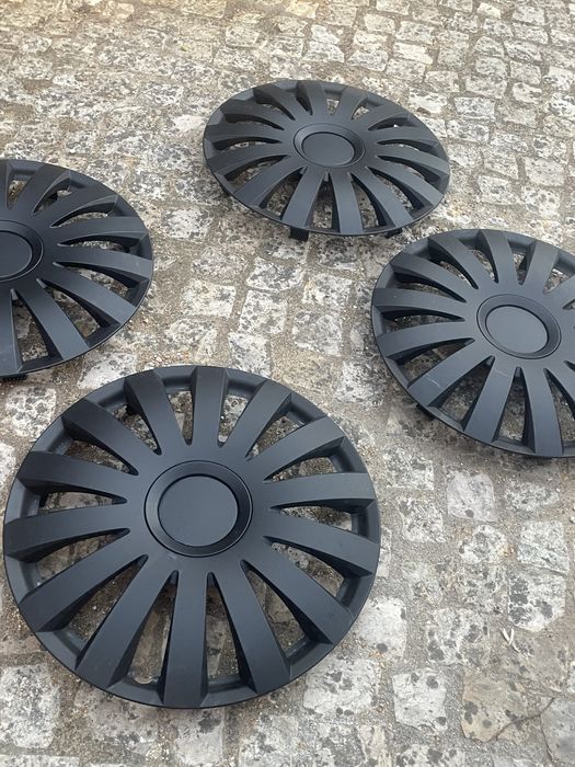 4 Tampões pretos Norauto 15”