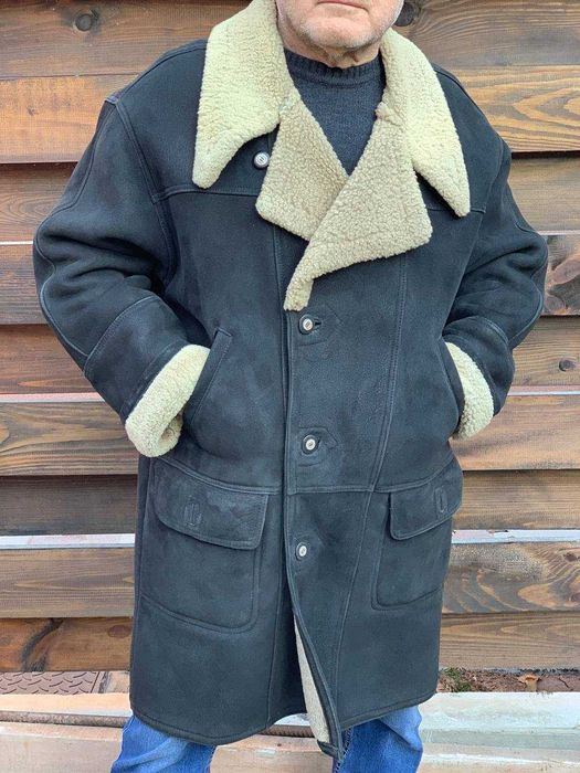 Дубленка мужская натуральная "дорого-богато" ! XL размер