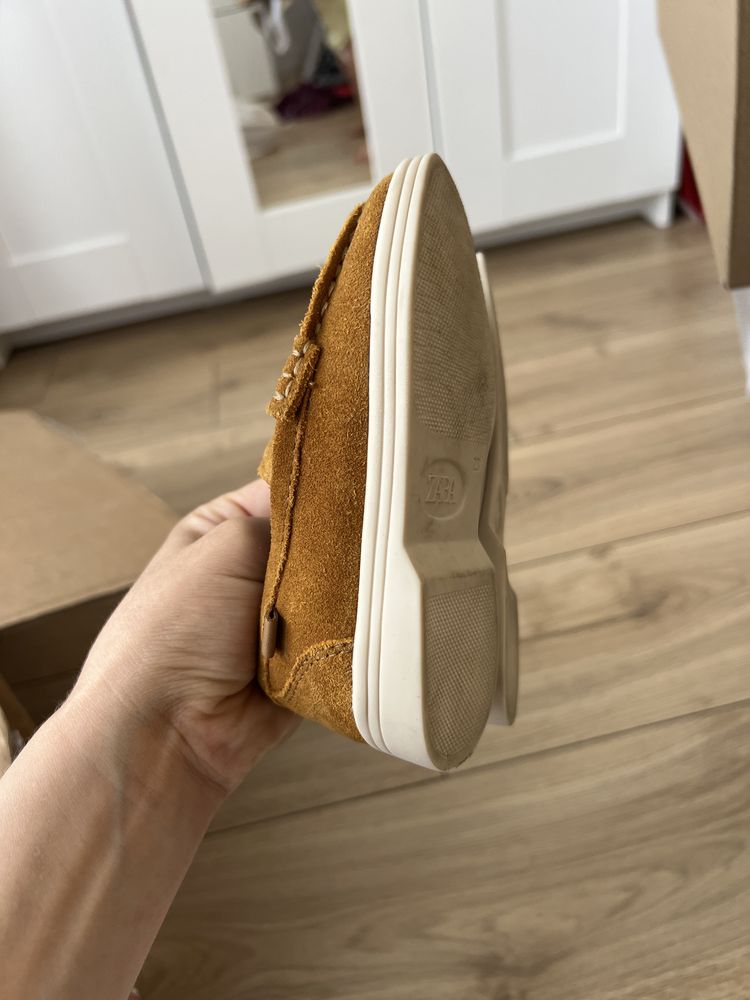 Лофери дитячі замшеві  zara