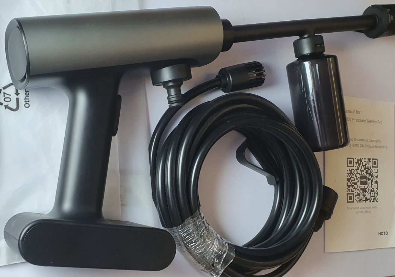 Myjka ciśnieniowa na akumulator HOTO 20V  QWXCJ002 Pressure Washer PRO