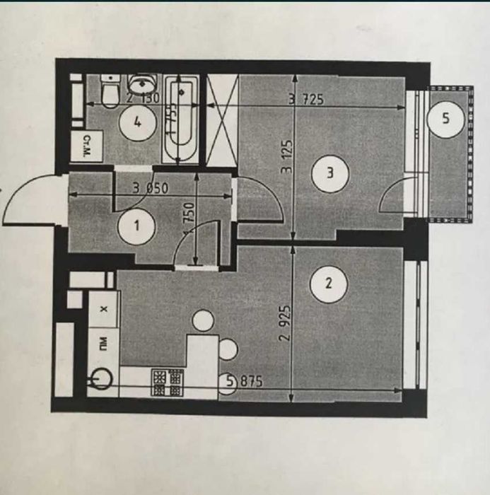 1к 36м2 ЖК Twin house, Твін хаус, вул. Крайня, 1 Деснянський р-н