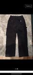 Czarne cargo straight dzwony wide leg szeroka nogawka  Bershka