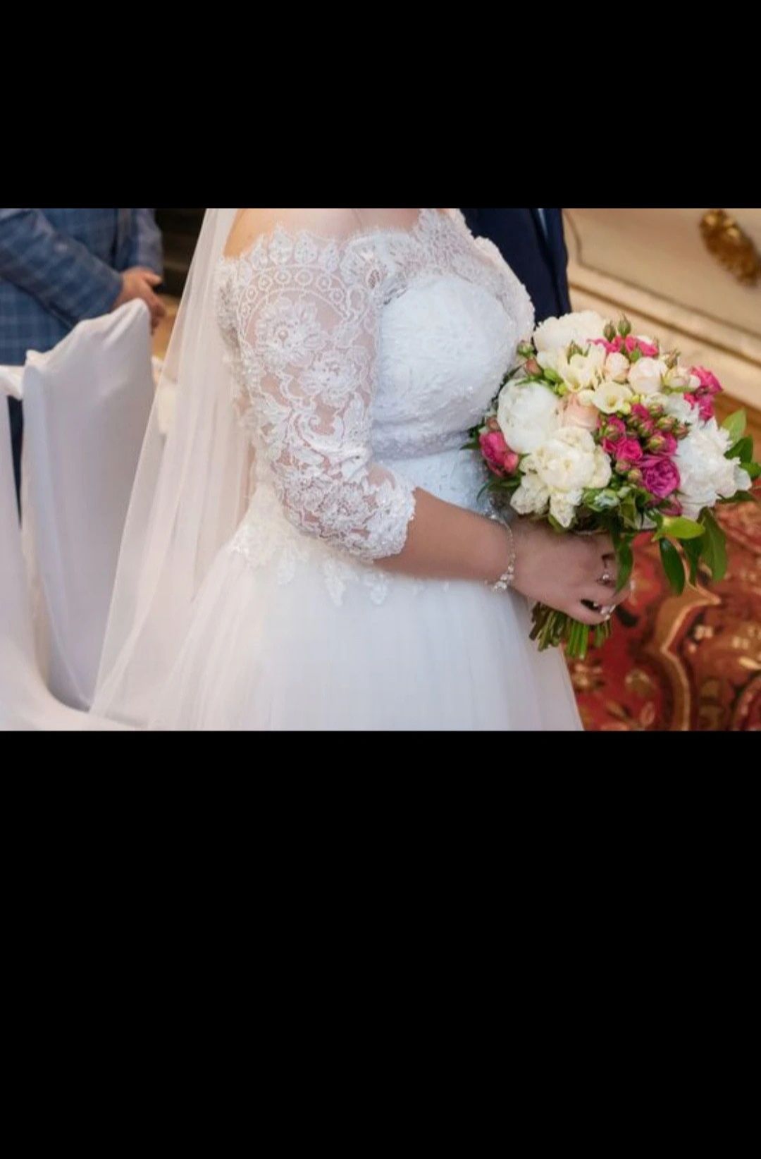 Suknia ślubna z Pokrowcem