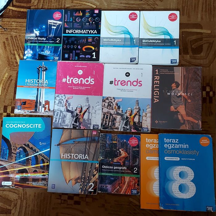 Podręczniki klasa pierwsza i druga