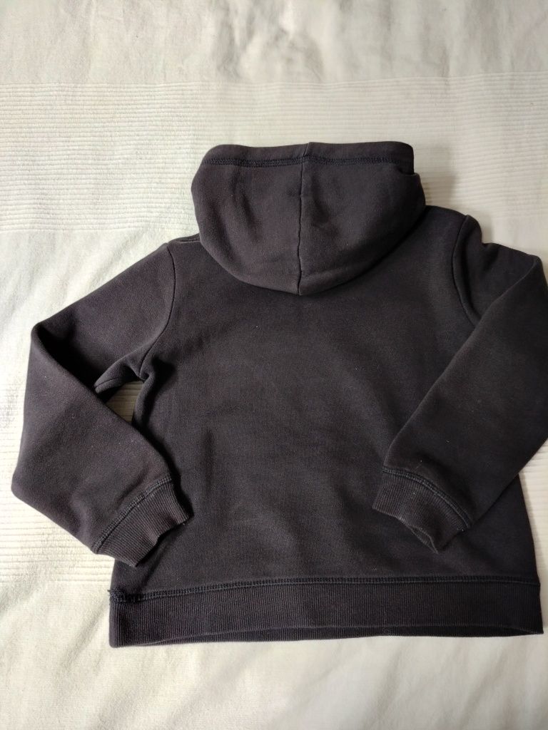 Bluza z kapturem i motylem z cekinów H&M 122/128