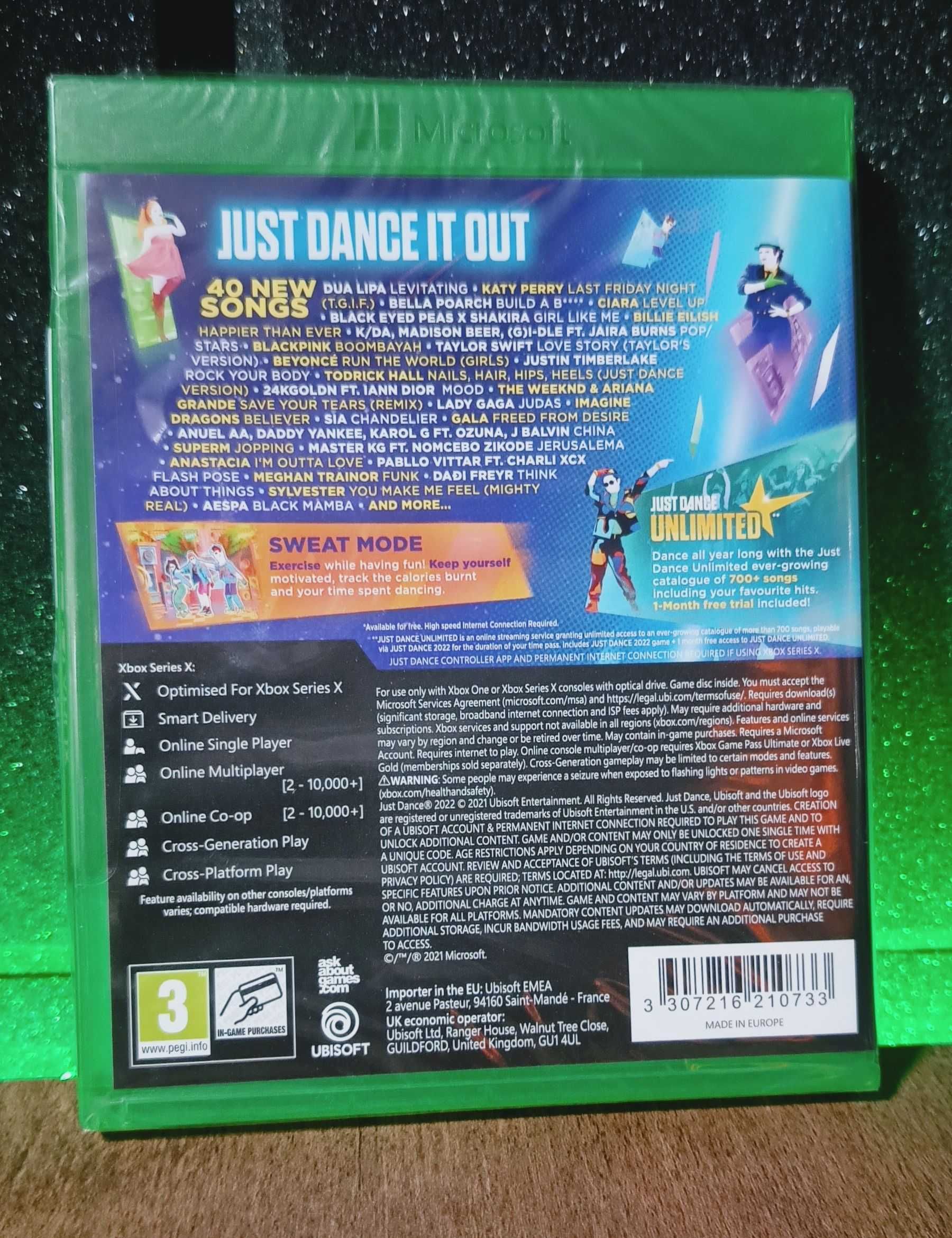 Just Dance 2022 Xbox One S / Series X gra taneczna, unikat, Kinect