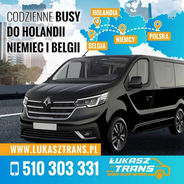 Busy do Niemiec Belgii Holandii Codziennie