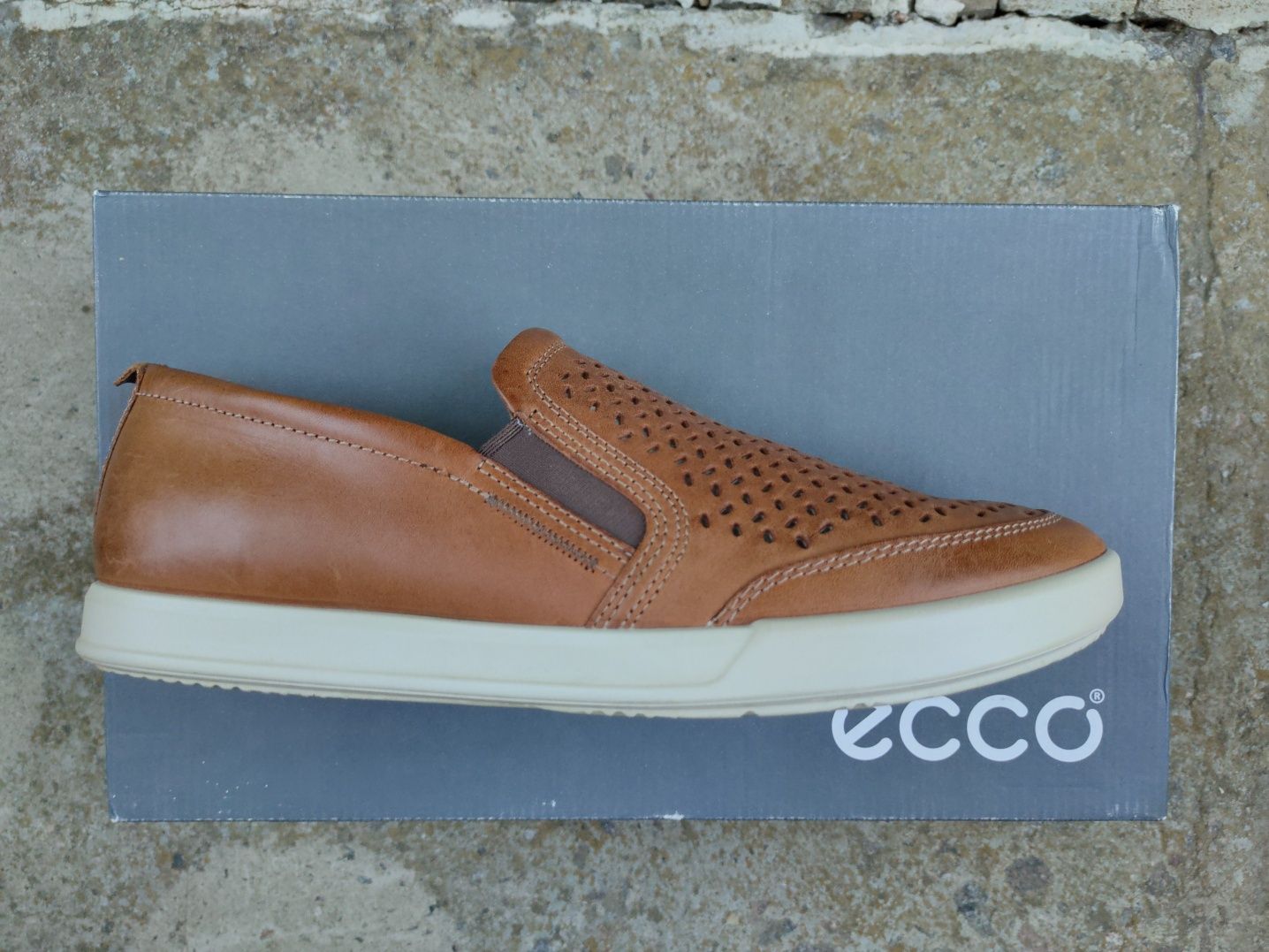 Слипоны ECCO COLLIN 2.0 536284/02291 кожа оригинал