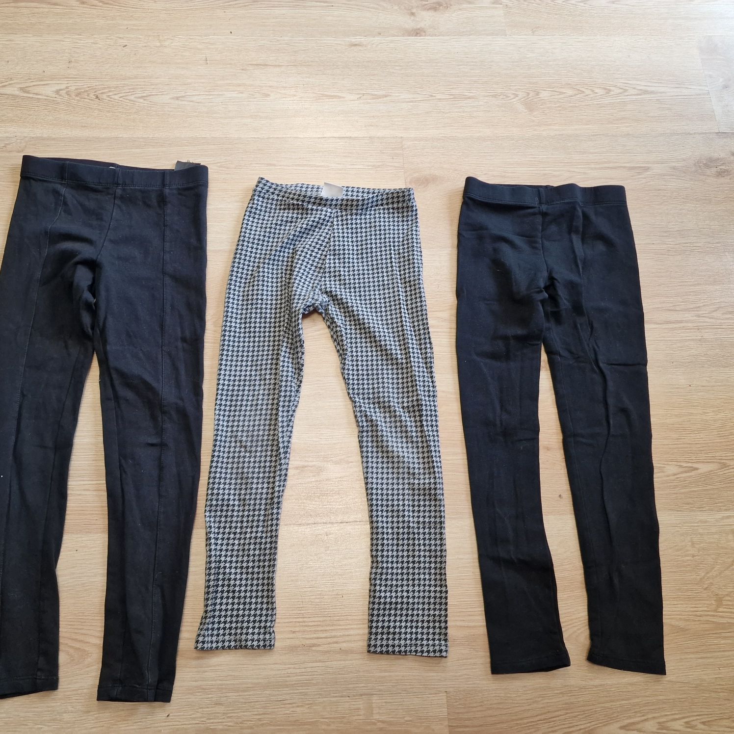 Zara h&m wiosna zestaw ubran 128 kurtka spodnie bluzy