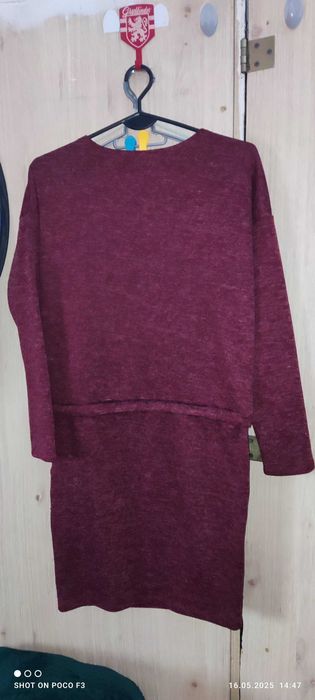 Sukienka bordo S/M.