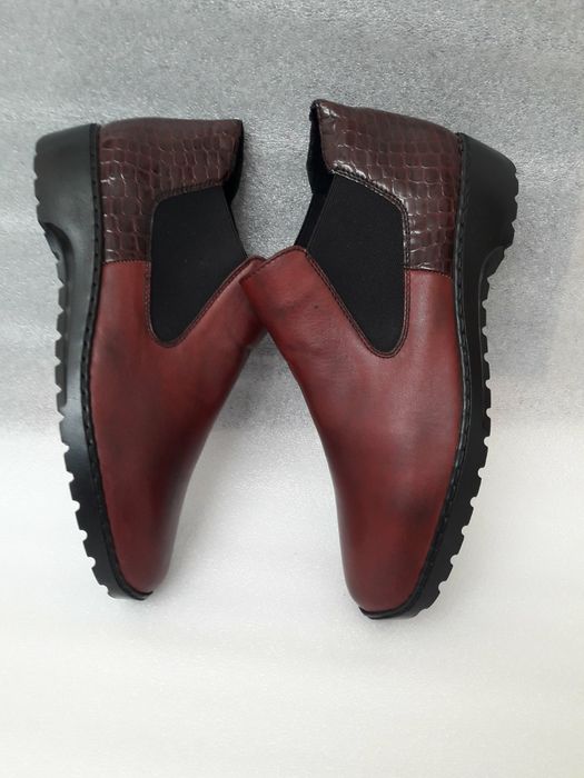 Rieker шкіряні м'які утеплені черевики 39 р