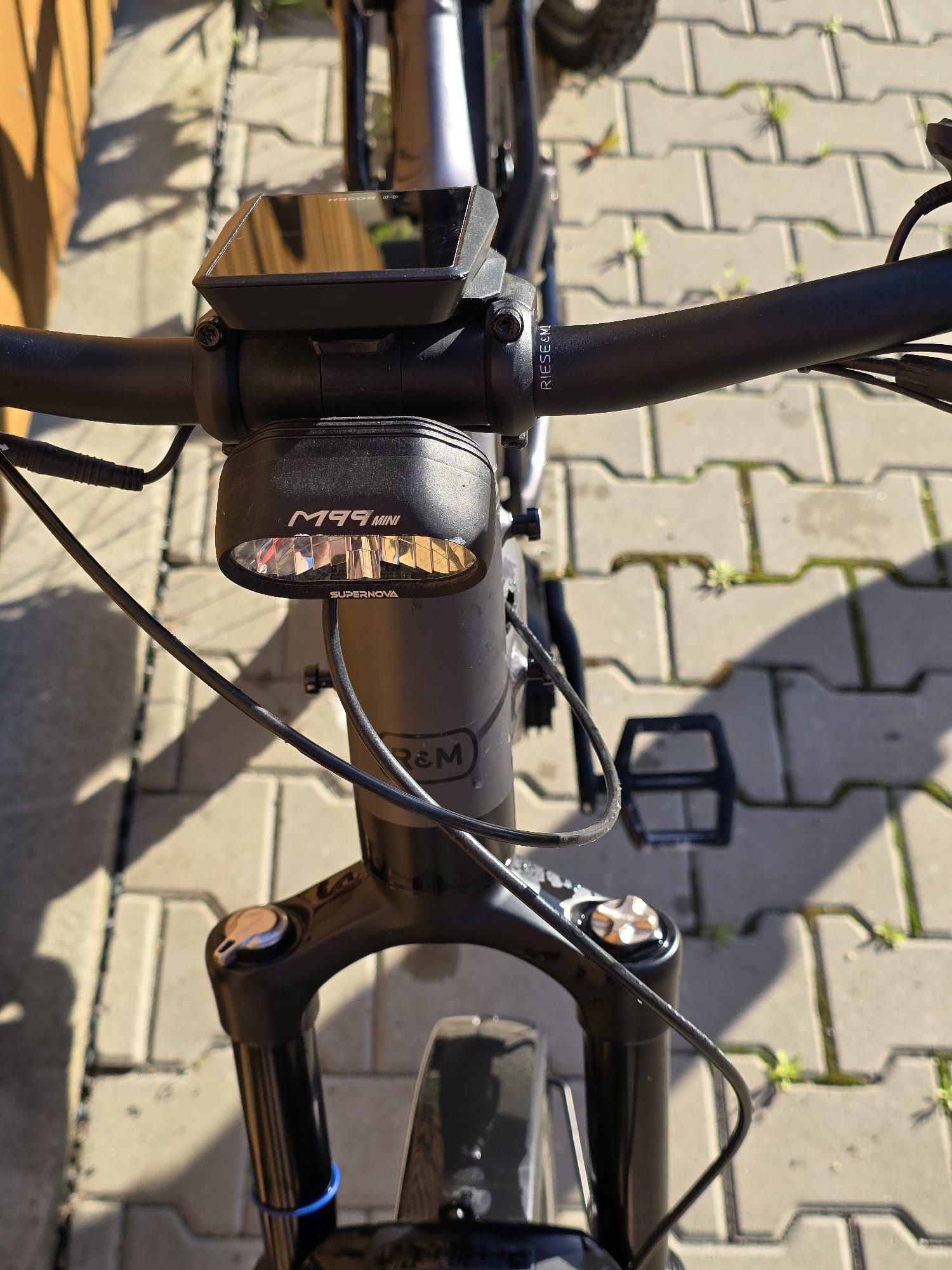 Bicicleta elétrica Riese&Muller Delite Rohloff de 14 velocidades.