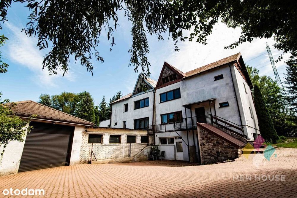 Dom i zabudowania na 1,19 ha działce ok. Olsztyna