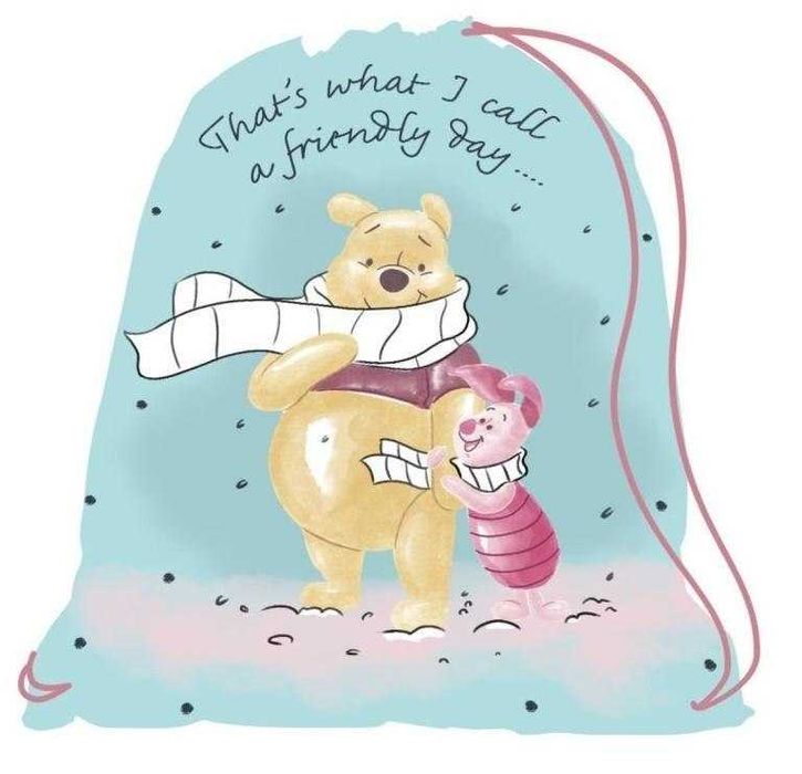 Worek Gimnastyczny Kubuś Puchatek i Przyjaciele - Idealny Do Szkoły