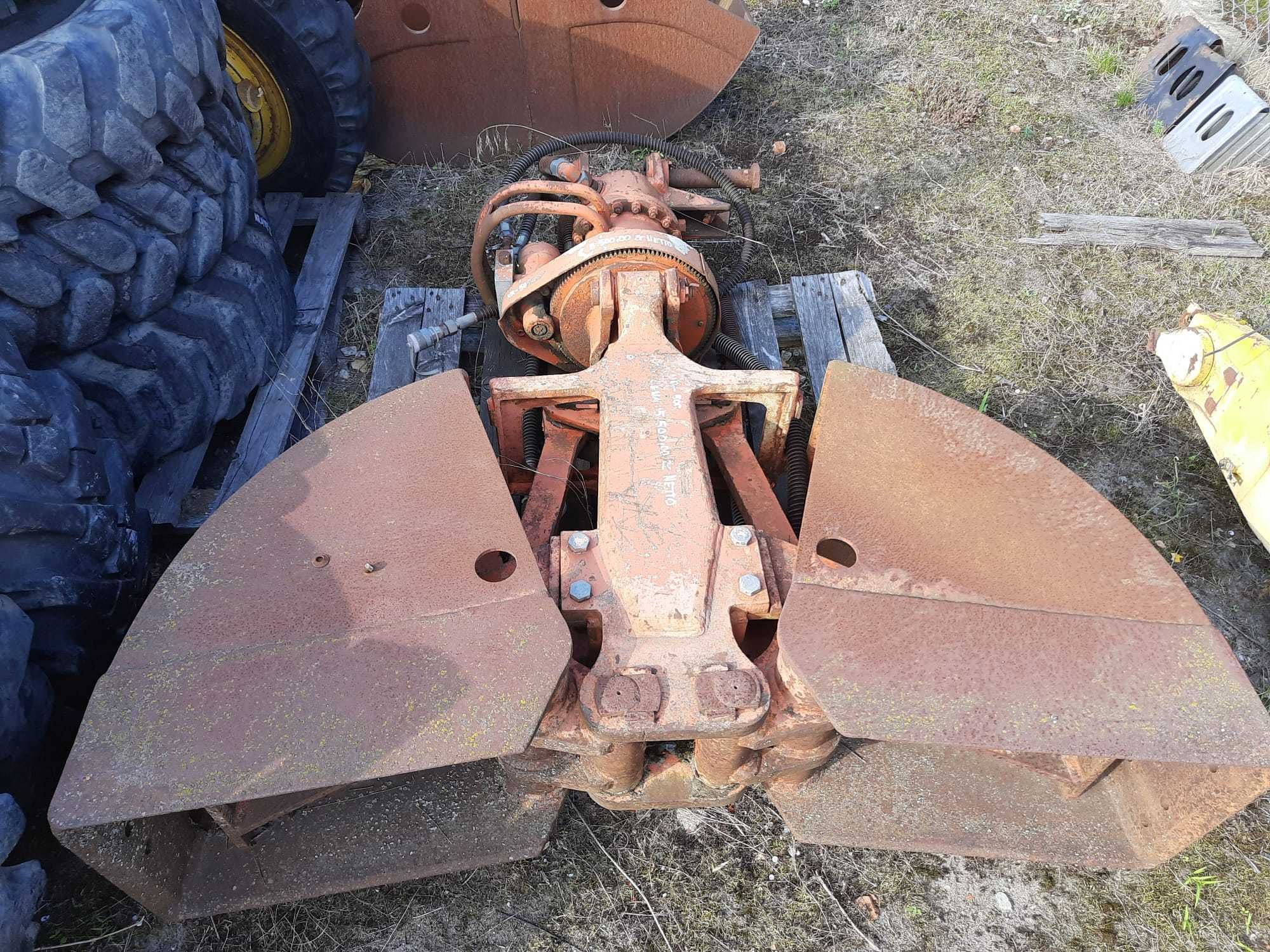 Chwytak do koparki ATLAS z rotatorem czerpak Liebherr Caterpillar