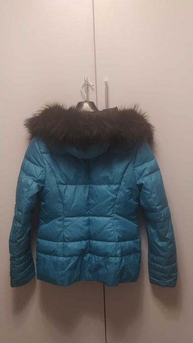 Puchowa pikowana kurtka z kapturem marki Clasana38 tj Ochnik