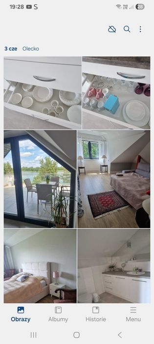 Olecko komfortowy 6 osobowy  apartament (ok. 100 m2) nad jeziorem.